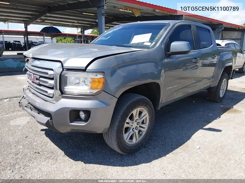 2019 GMC Canyon Sle VIN: 1GTG5CEN5K1100789 Lot: 45354967