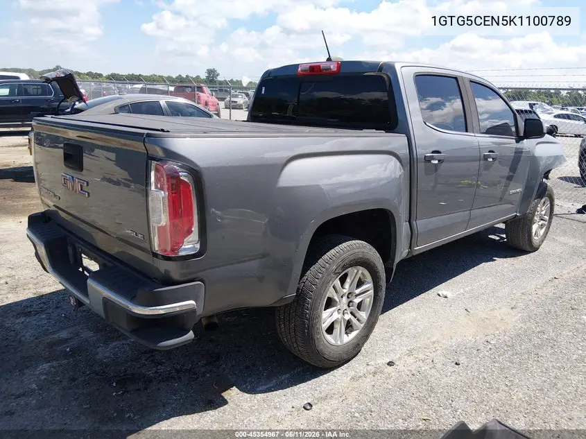 2019 GMC Canyon Sle VIN: 1GTG5CEN5K1100789 Lot: 45354967