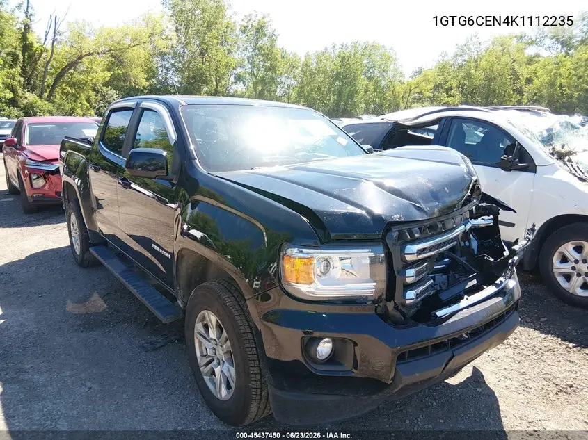 2019 GMC Canyon Sle VIN: 1GTG6CEN4K1112235 Lot: 45437450