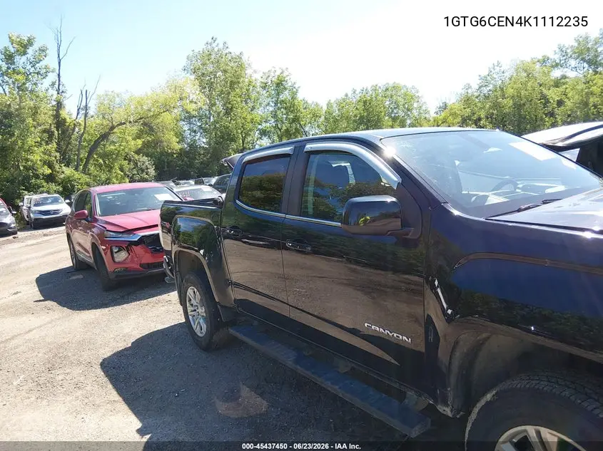 2019 GMC Canyon Sle VIN: 1GTG6CEN4K1112235 Lot: 45437450