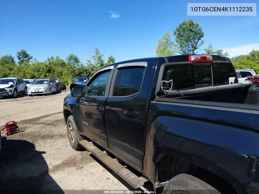 2019 GMC Canyon Sle VIN: 1GTG6CEN4K1112235 Lot: 45437450