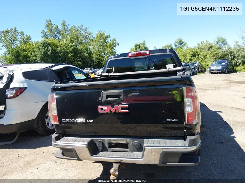 2019 GMC Canyon Sle VIN: 1GTG6CEN4K1112235 Lot: 45437450