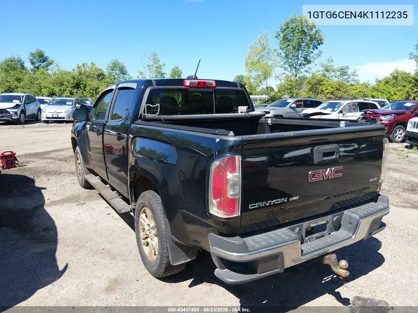 2019 GMC Canyon Sle VIN: 1GTG6CEN4K1112235 Lot: 45437450