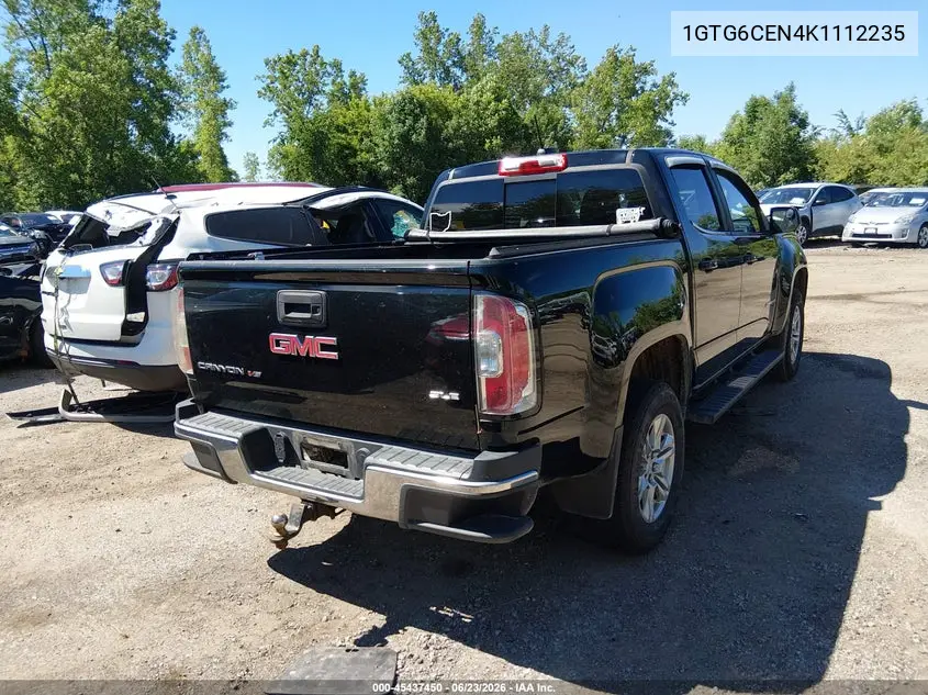 2019 GMC Canyon Sle VIN: 1GTG6CEN4K1112235 Lot: 45437450