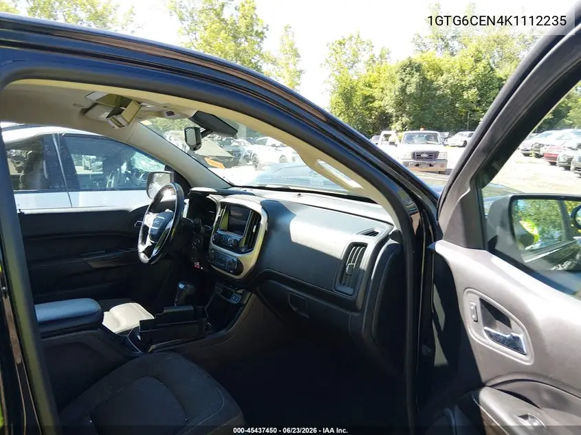 2019 GMC Canyon Sle VIN: 1GTG6CEN4K1112235 Lot: 45437450