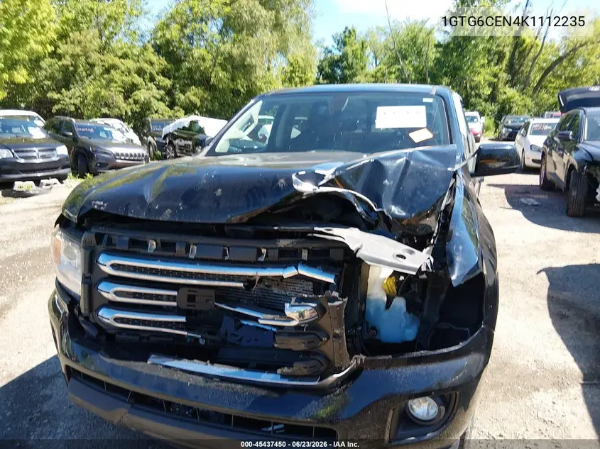 2019 GMC Canyon Sle VIN: 1GTG6CEN4K1112235 Lot: 45437450
