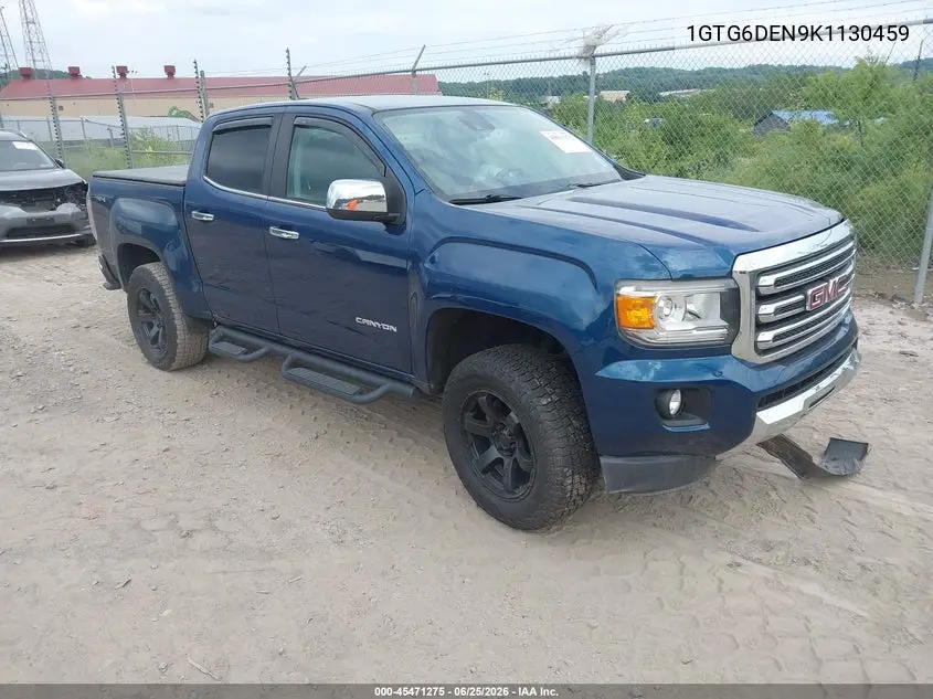 2019 GMC Canyon Slt VIN: 1GTG6DEN9K1130459 Lot: 45471275