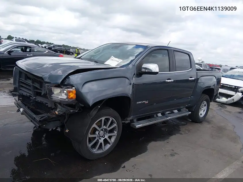 2019 GMC Canyon Denali VIN: 1GTG6EEN4K1139009 Lot: 45473708