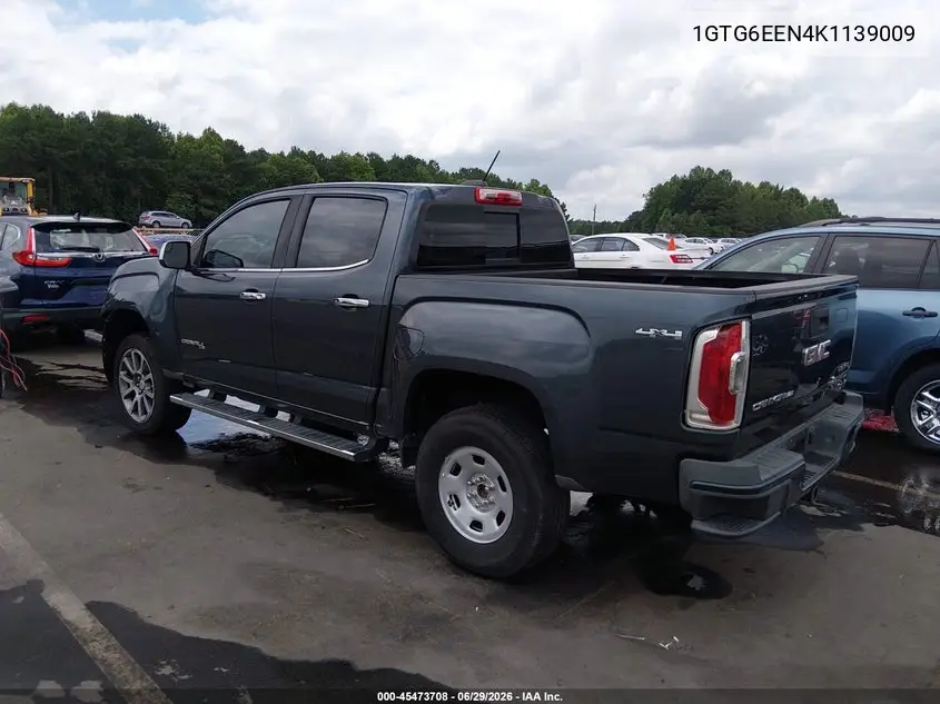 2019 GMC Canyon Denali VIN: 1GTG6EEN4K1139009 Lot: 45473708