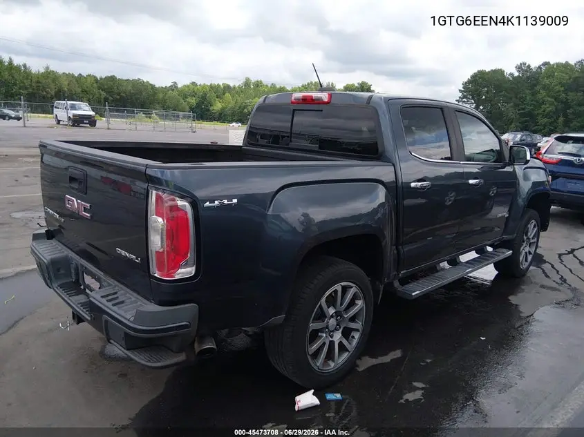 2019 GMC Canyon Denali VIN: 1GTG6EEN4K1139009 Lot: 45473708