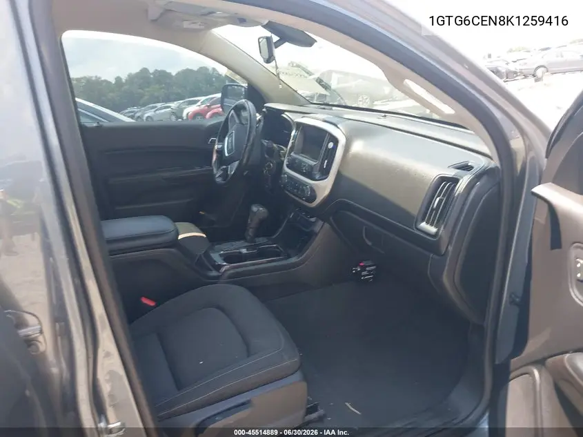 2019 GMC Canyon Sle VIN: 1GTG6CEN8K1259416 Lot: 45514889