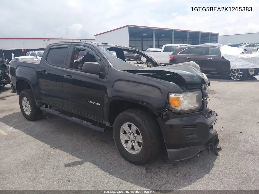 2019 GMC Canyon VIN: 1GTG5BEA2K1265383 Lot: 45577326