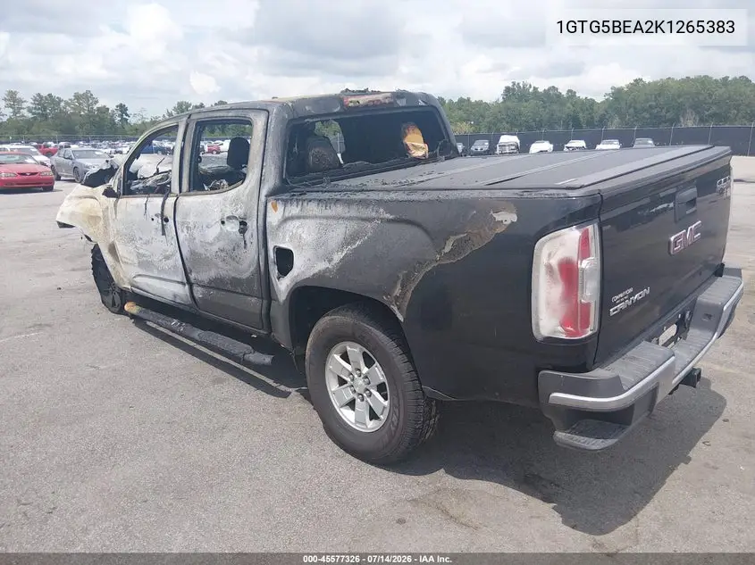 2019 GMC Canyon VIN: 1GTG5BEA2K1265383 Lot: 45577326