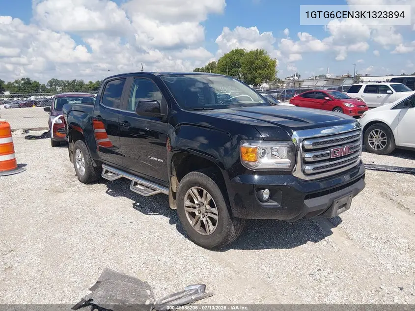 2019 GMC Canyon Sle VIN: 1GTG6CEN3K1323894 Lot: 45588206