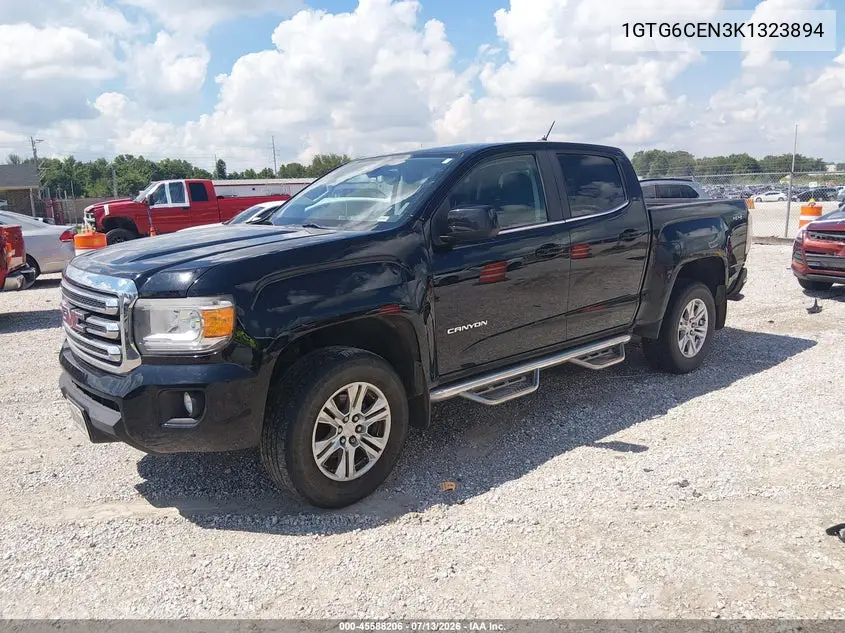 2019 GMC Canyon Sle VIN: 1GTG6CEN3K1323894 Lot: 45588206