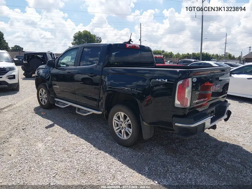 2019 GMC Canyon Sle VIN: 1GTG6CEN3K1323894 Lot: 45588206
