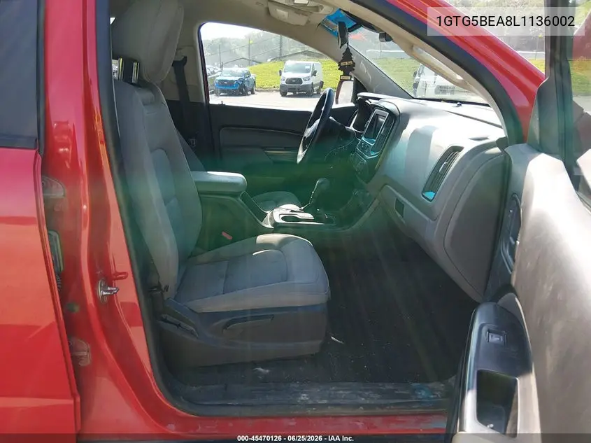 2020 GMC Canyon 2Wd Short Box VIN: 1GTG5BEA8L1136002 Lot: 45470126