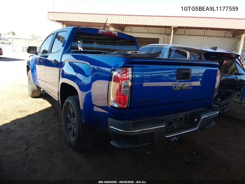 2020 GMC Canyon 2Wd Short Box VIN: 1GTG5BEA9L1177559 Lot: 45504205