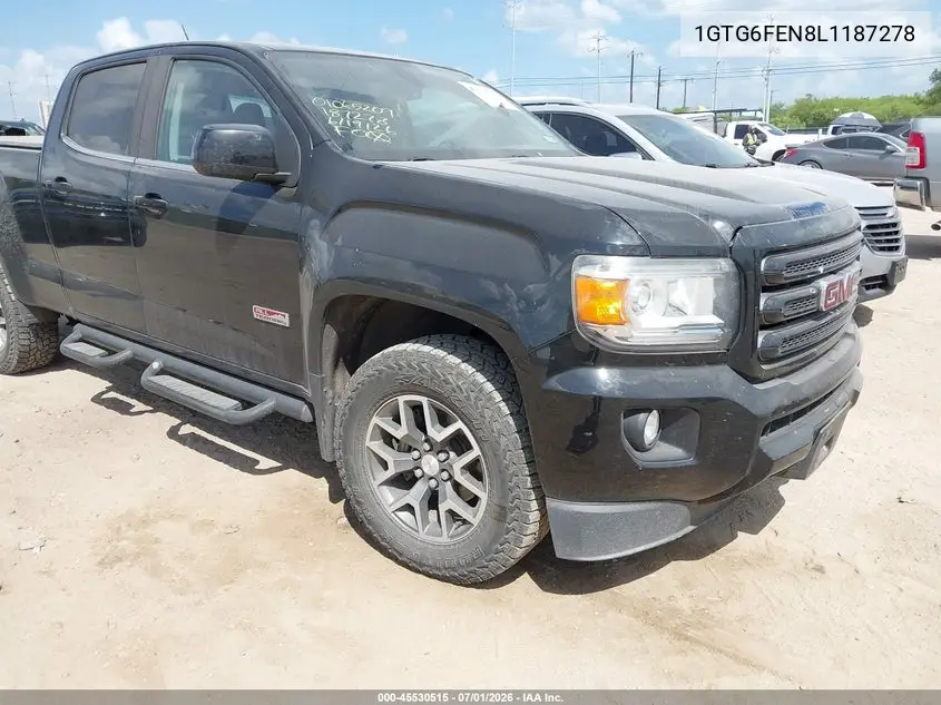 2020 GMC Canyon All Terrain W/Cloth VIN: 1GTG6FEN8L1187278 Lot: 45530515
