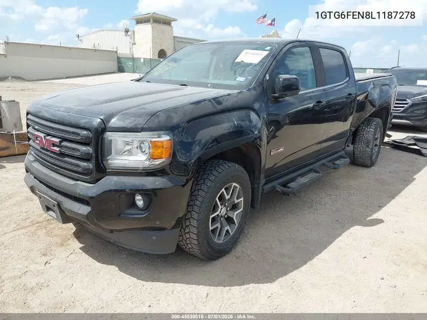 2020 GMC Canyon All Terrain W/Cloth VIN: 1GTG6FEN8L1187278 Lot: 45530515