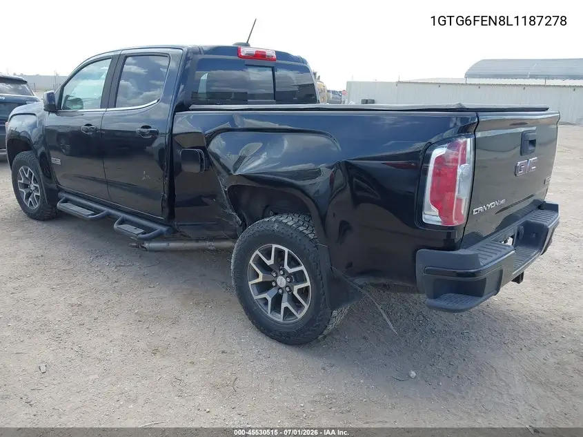 2020 GMC Canyon All Terrain W/Cloth VIN: 1GTG6FEN8L1187278 Lot: 45530515