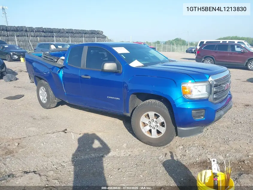 2020 GMC Canyon 2Wd VIN: 1GTH5BEN4L1213830 Lot: 45536530