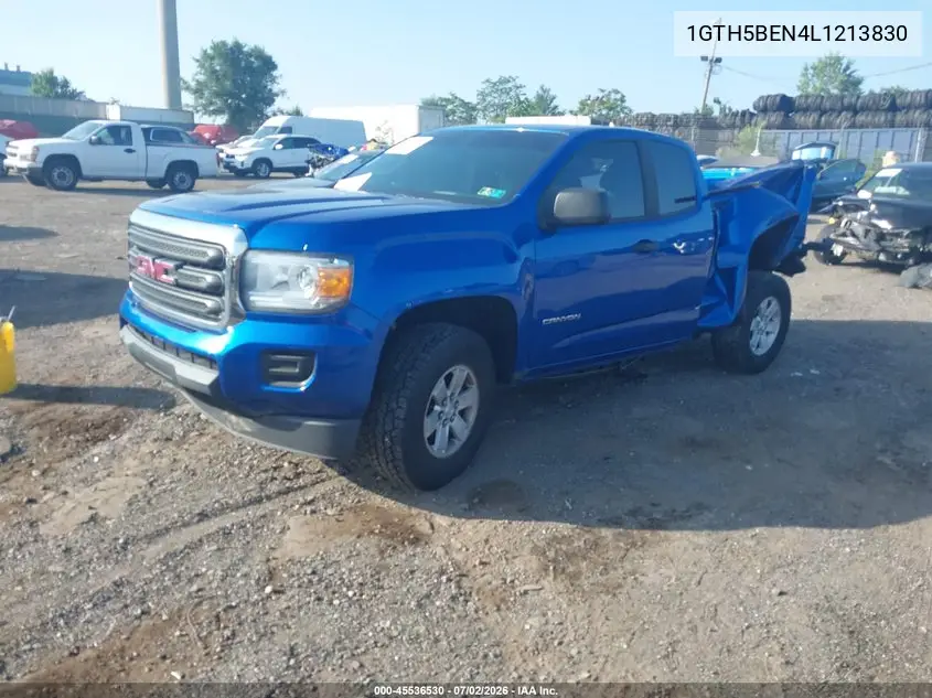 2020 GMC Canyon 2Wd VIN: 1GTH5BEN4L1213830 Lot: 45536530