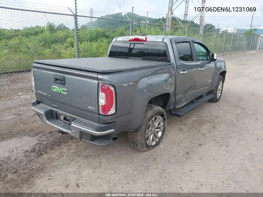 2020 GMC Canyon 4Wd Short Box Slt VIN: 1GTG6DEN6L1231069 Lot: 45537894