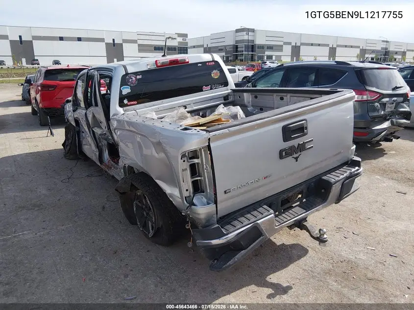2020 GMC Canyon 2Wd Short Box VIN: 1GTG5BEN9L1217755 Lot: 45643466