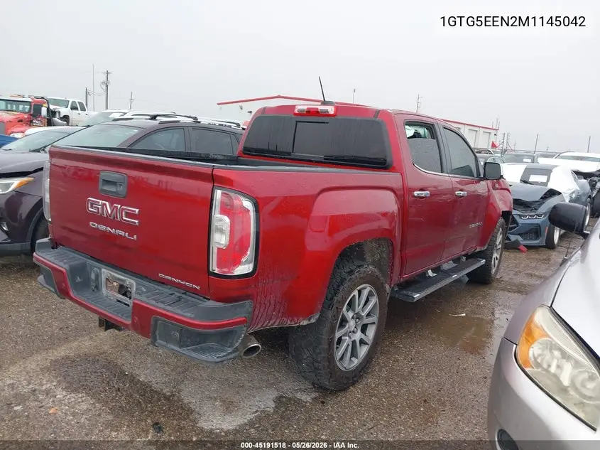 2021 GMC Canyon 2Wd Short Box Denali VIN: 1GTG5EEN2M1145042 Lot: 45191518