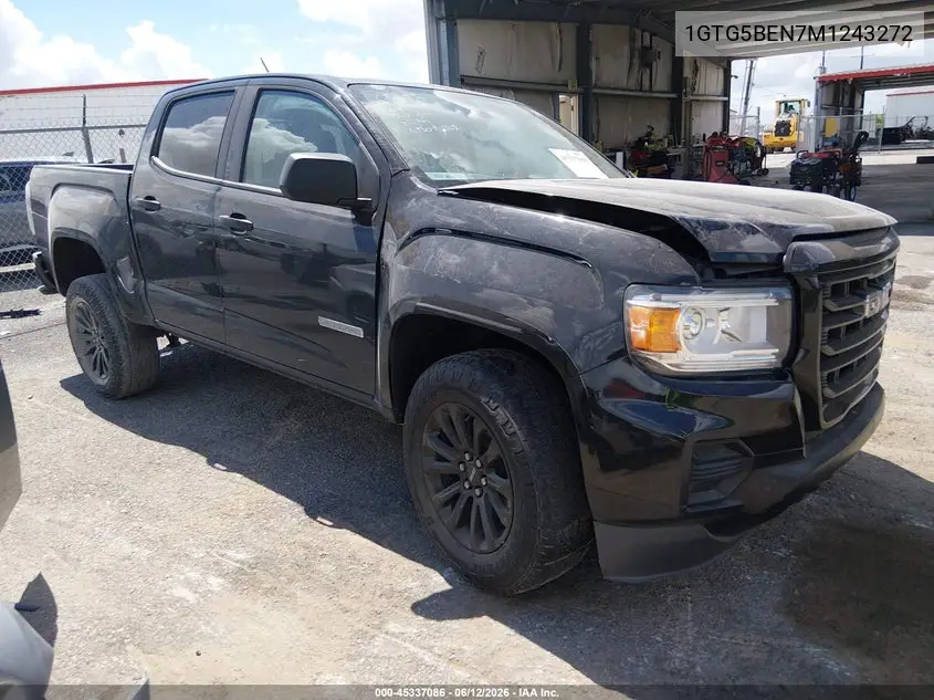 2021 GMC Canyon 2Wd Short Box Elevation Standard VIN: 1GTG5BEN7M1243272 Lot: 45337086