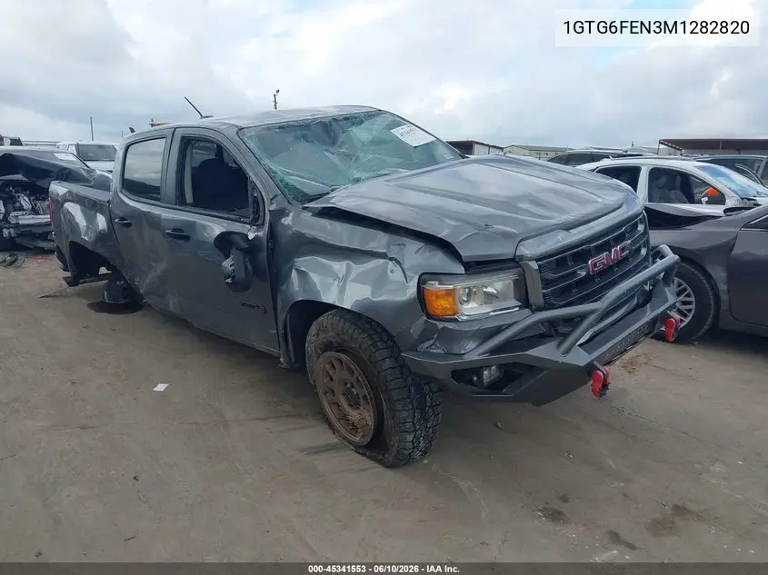 2021 GMC Canyon 4Wd Short Box At4 - Leather VIN: 1GTG6FEN3M1282820 Lot: 45341553