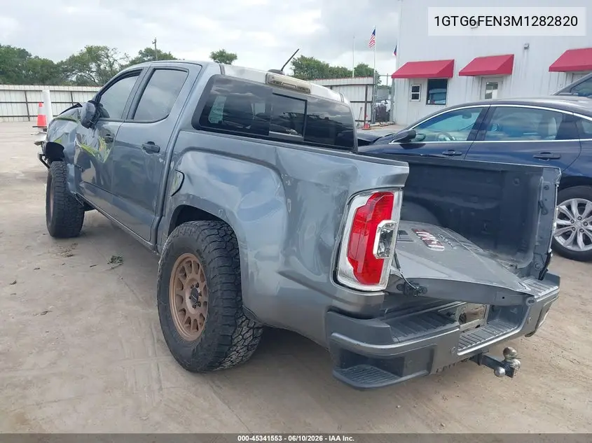 2021 GMC Canyon 4Wd Short Box At4 - Leather VIN: 1GTG6FEN3M1282820 Lot: 45341553