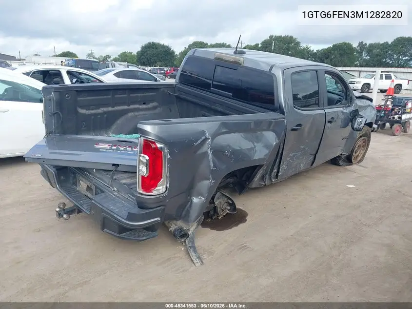 2021 GMC Canyon 4Wd Short Box At4 - Leather VIN: 1GTG6FEN3M1282820 Lot: 45341553