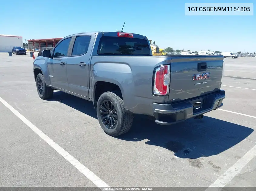 2021 GMC Canyon 2Wd Short Box Elevation Standard VIN: 1GTG5BEN9M1154805 Lot: 45462350