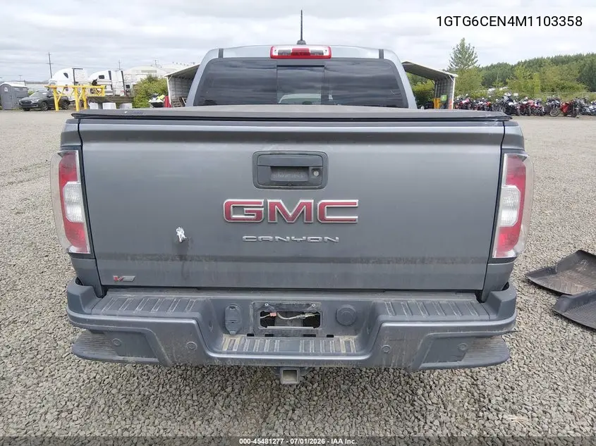 2021 GMC Canyon 4Wd Short Box Elevation VIN: 1GTG6CEN4M1103358 Lot: 45481277