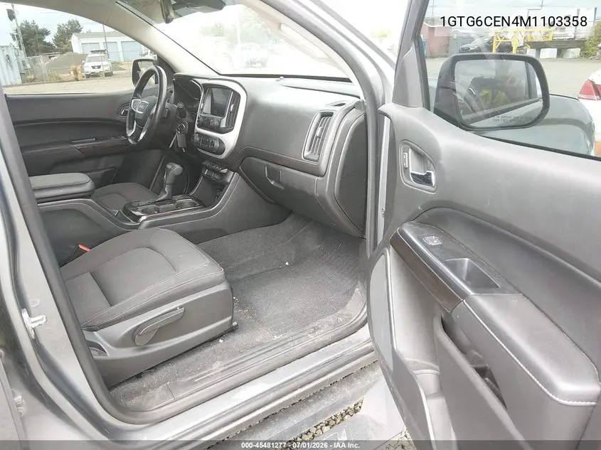 2021 GMC Canyon 4Wd Short Box Elevation VIN: 1GTG6CEN4M1103358 Lot: 45481277