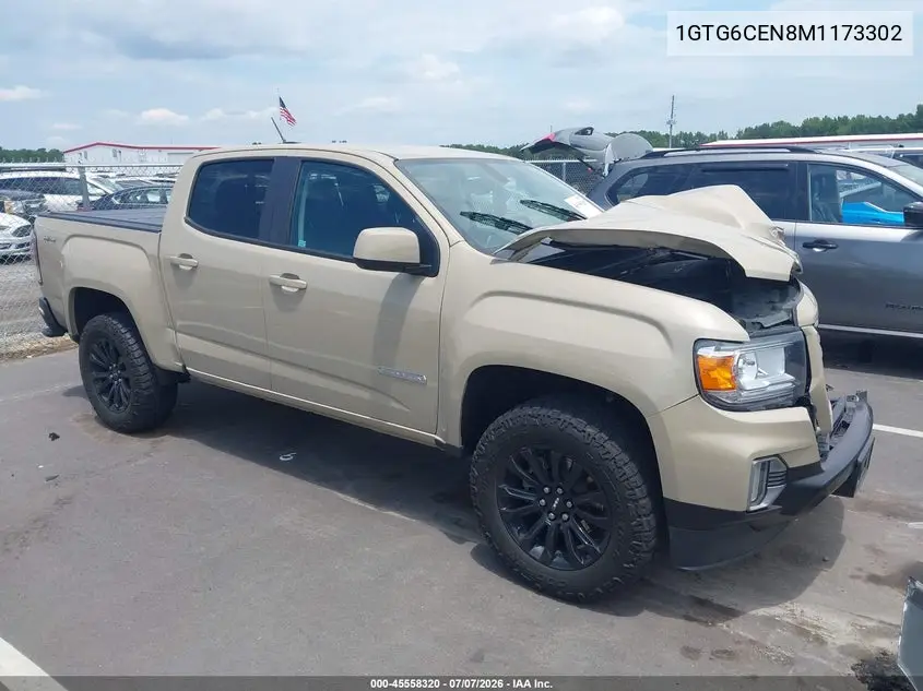 2021 GMC Canyon 4Wd Short Box Elevation VIN: 1GTG6CEN8M1173302 Lot: 45558320