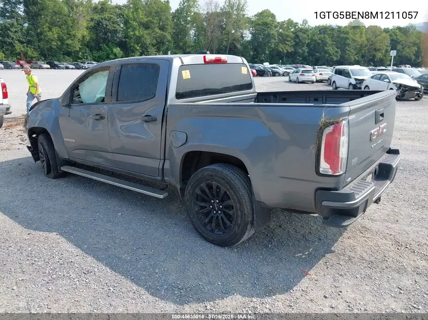 2021 GMC Canyon 2Wd Short Box Elevation Standard VIN: 1GTG5BEN8M1211057 Lot: 45635014
