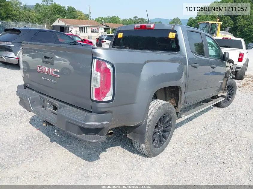 2021 GMC Canyon 2Wd Short Box Elevation Standard VIN: 1GTG5BEN8M1211057 Lot: 45635014