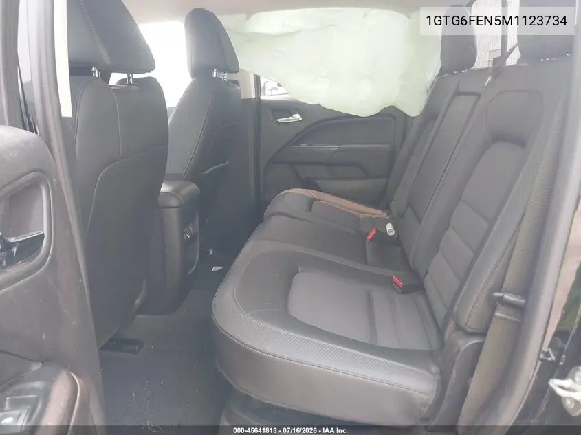 2021 GMC Canyon 4Wd Short Box At4 - Cloth VIN: 1GTG6FEN5M1123734 Lot: 45641813