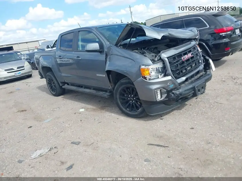 2022 GMC Canyon VIN: 1GTG5CEN6N1253850 Lot: 45348273