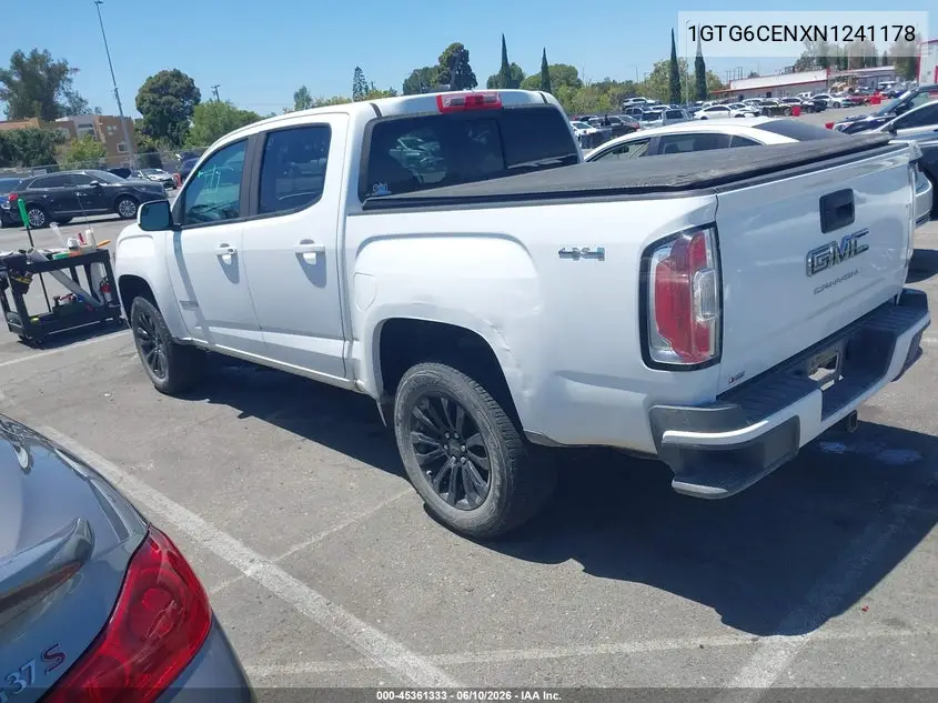 2022 GMC Canyon 4Wd Short Box Elevation VIN: 1GTG6CENXN1241178 Lot: 45361333