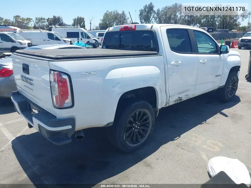 2022 GMC Canyon 4Wd Short Box Elevation VIN: 1GTG6CENXN1241178 Lot: 45361333
