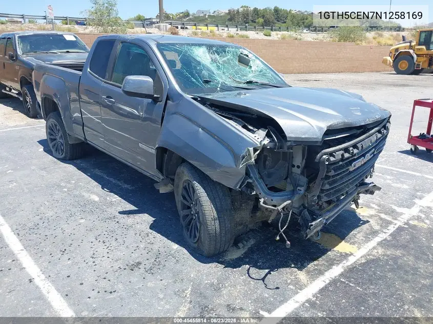 2022 GMC Canyon 4Wd Elevation VIN: 1GTH5CEN7N1258169 Lot: 45455814