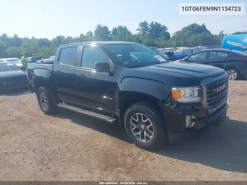 2022 GMC Canyon 4Wd Short Box At4 - Cloth VIN: 1GTG6FEN9N1134723 Lot: 45460303