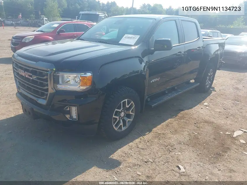 2022 GMC Canyon 4Wd Short Box At4 - Cloth VIN: 1GTG6FEN9N1134723 Lot: 45460303