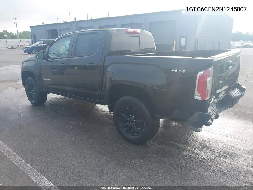 2022 GMC Canyon 4Wd Short Box Elevation VIN: 1GTG6CEN2N1245807 Lot: 45463850