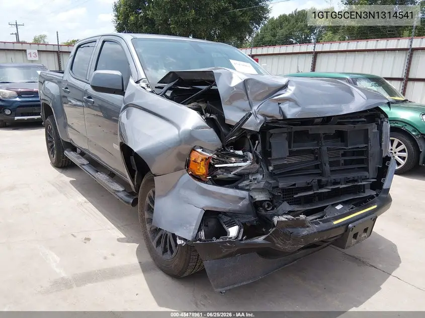 2022 GMC Canyon 2Wd Short Box Elevation VIN: 1GTG5CEN3N1314541 Lot: 45478961