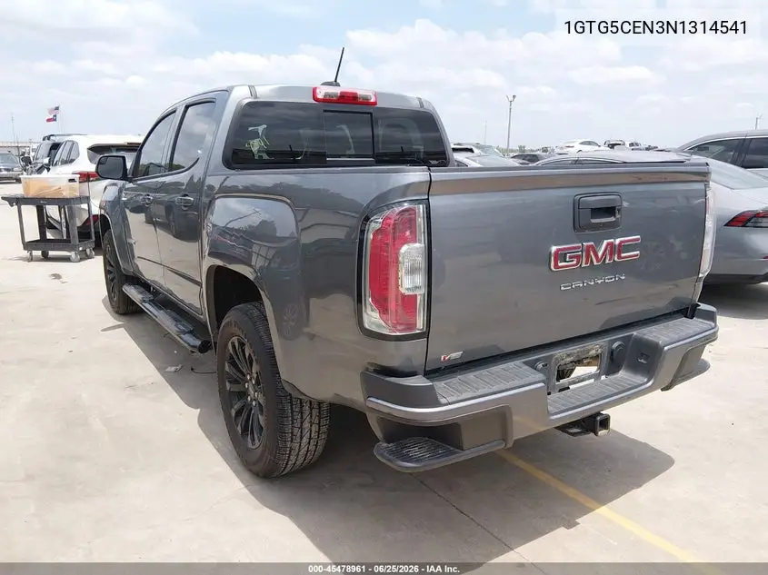 2022 GMC Canyon 2Wd Short Box Elevation VIN: 1GTG5CEN3N1314541 Lot: 45478961